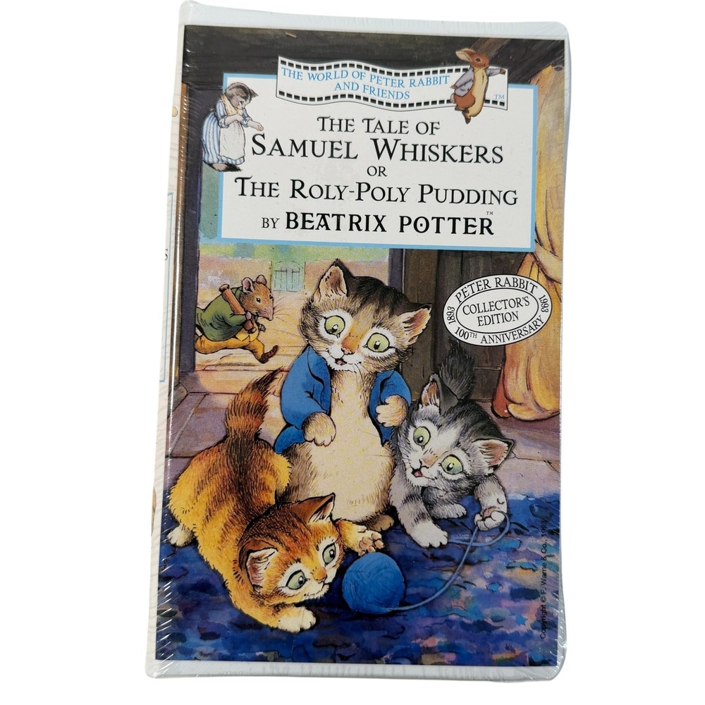 The Tale of Samuel Whiskers VHS Beatrix Potter 100th Anniversary New Sealed 1993